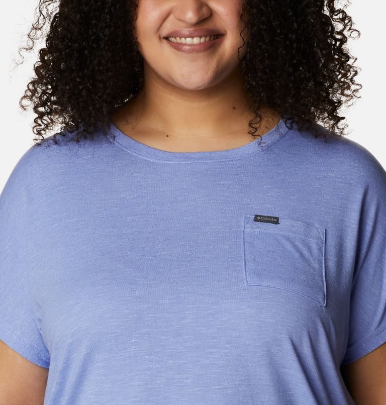 Women's Columbia Cades Cape T Shirts Lavender | Plus Size CA-GC41L